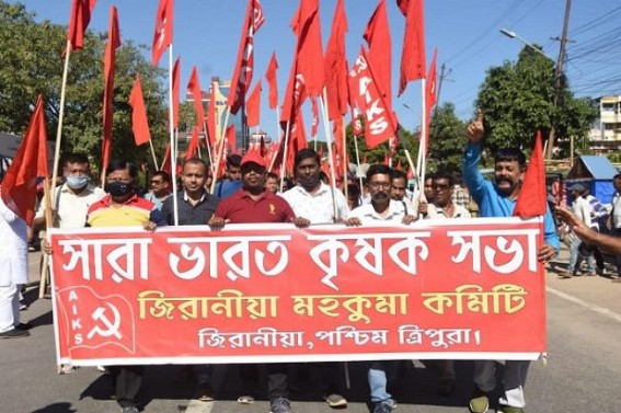 CPI-M held massive rally in Agartala CPI-M held massive rally in Agartala